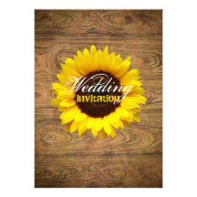 Woodgrain Rustic Country cowboyWedding Invite