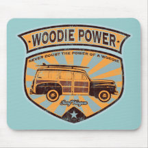 Woodie Wagon Mousepads