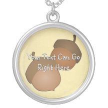 Woodland Acorns Necklace