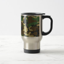 Woodland Camo Coffee Mug