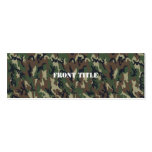 Woodland Camouflage Military Background Business Cards
