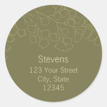 Woodland Return Address Envelope Seal Stickers