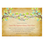 Woodland Vintage Rustic Knotted Love Tree Wedding invitations