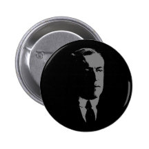 Woodrow Wilson silhouette Pinback Buttons