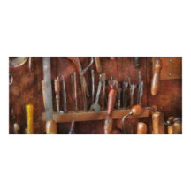 Woodworker - Old tools Rack Card