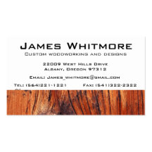 Woodworking Business Cards