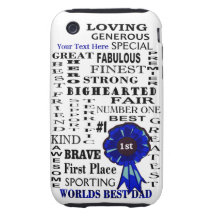 Word Collage Fathers Day iPhone 3G/3GS Tough Case iPhone 3 Tough Case