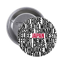 Words in the news pinback buttons