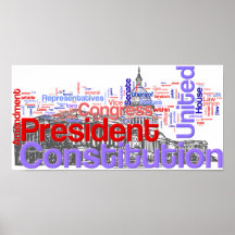 Words of the Constitution Poster