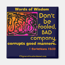 Words of Wisdom Agrainofmustardseed.com Magnets