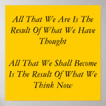 Words To Live By  Meditaton  Poster