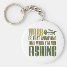 Work And Fishing Key Chains