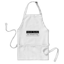 Work sucks apron
