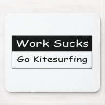 Work sucks mouse mat