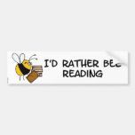 worker bee - librarian bumper sticker