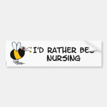 worker bee - nurse bumper stickers