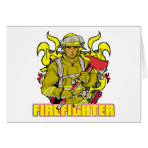 Working Firefighter Card