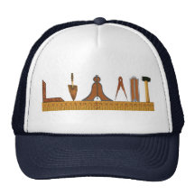 Working Tools of the Free Mason Mesh Hats