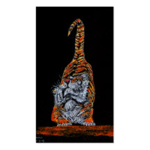 workout tiger business cards