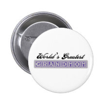 World's Greatest Grandmom Button