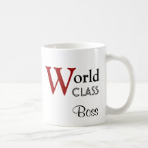 World Class Boss You're the Best G501 Coffee Mugs