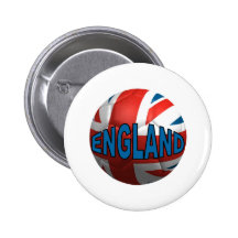 World Cup England Pinback Button