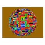 WORLD FLAGS POSTCARDS