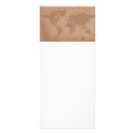 world full color rack card