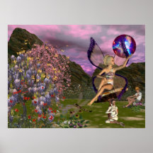 World In her Hands Poster