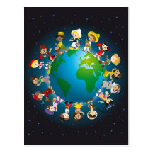 World kidz post card