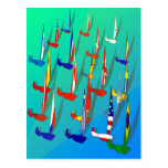 World of Sailing Regatta Postcards for sailors