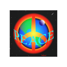 WORLD PEACE GALLERY WRAP CANVAS