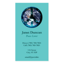 World Peace Profile Card Business Cards