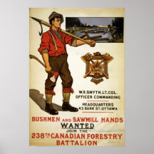 WORLD WAR 1 CANADIAN RECRUITING POSTER
