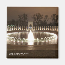 World War II Memorial Magnet