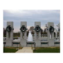 World War II Memorial Post Card