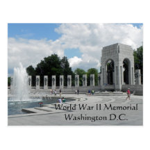 World War II Memorial Post Cards