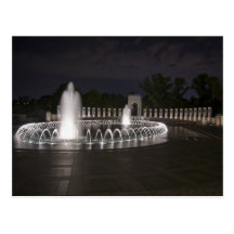 World War II Memorial Postcard