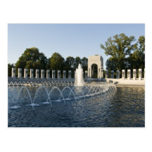 World War II Memorial Postcard