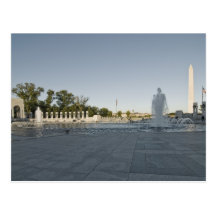 World War II Memorial Postcard