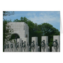 World War II Memorial Wreaths Card