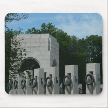 World War II Memorial Wreaths Mousepad
