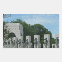 World War II Memorial Wreaths Sticker
