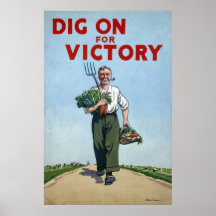 World War II poster - Dig For Victory