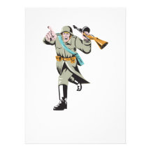 World War Two Soviet Soldier Personalized Invite