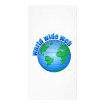World Wide Web Photo Card Template