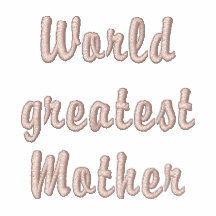 Worldgreatest Mother Embroidered Hoodie