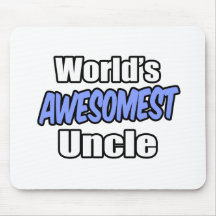 World's Awesomest Uncle Mouse Pads