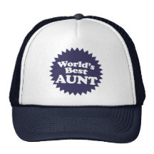 World's Best Aunt Mesh Hats