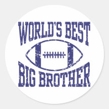 World's Best Big Brother Round Sticker